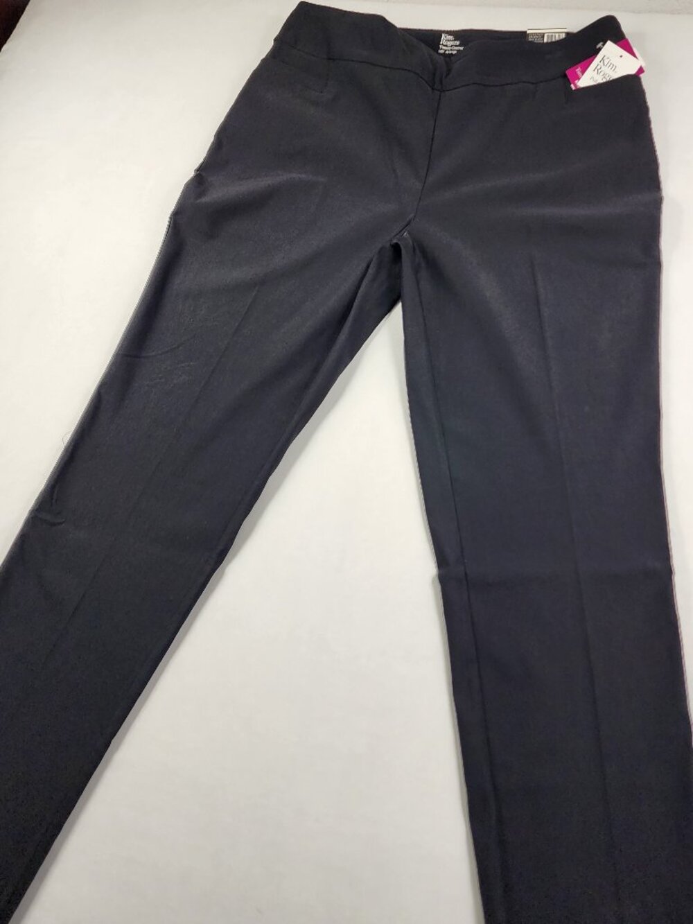 Kim Rogers Womens 14W Black Millennium Average Tummy Control Stretch Pants NWT